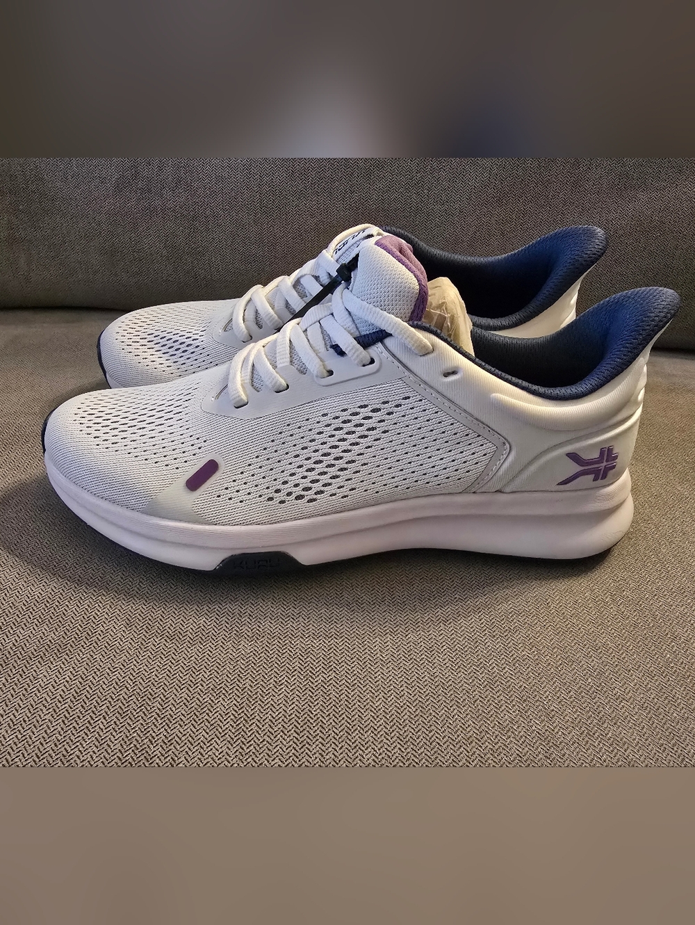 Kuru Atom Fusion Mist Grey / Lavender Womens 8